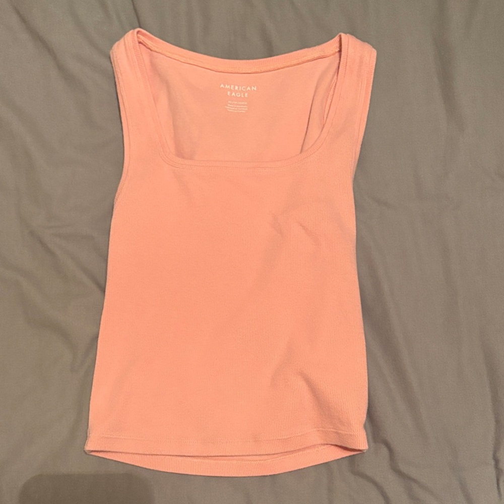 American Eagle Outfitters Soft Coral Tank Top